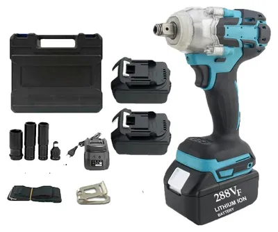 Immagine prodotto di Avvitatore a impulsi, coppia di 520 Nm, motore brushless, set con 2 batterie
