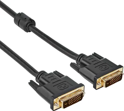 Immagine prodotto di Allteq ALTQ-DVI-HQ-B-0,5, 0,5 m, DVI-D, DVI-D, maschio, maschio, oro
