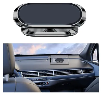 Magnetische Handyhalterung, 360° verstellbar, für Auto, schwarz