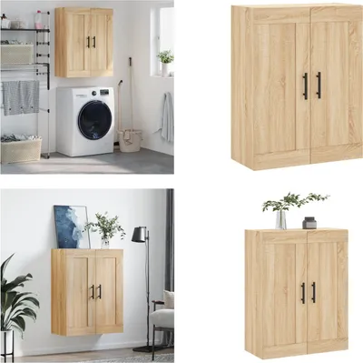 Produktbild von vidaXL Wandschrank Sonoma Eiche 69,5x34x90 cm Holzwerkstoff - Wandschrank - Wandschränke - Schrank - Lagerschrank