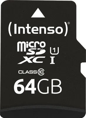 Produktbild von Intenso microSD UHS-I Performance 64GB