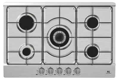 Immagine prodotto di Piano cottura a gas Master Kitchen MKHG75EXS 5 fuochi 75 cm inox