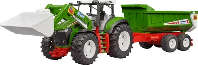 Produktbild von Bruder - ROADMAX Tractor 1:16 - Met Voorlader En Kiepwagen