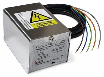 Zonenventil-Stellantrieb 2-Wege, 22/28mm, 230V, 100cm Kabel