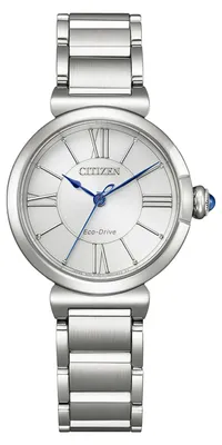 Produktbild von Citizen EM1070-83A Eco-Drive Solar Damenuhr Silberfarben