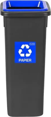 Obrázek produktu pro Igotrend, 714003 Koš na tříděný odpad 20 l, FIT BIN černo/modrý