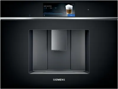Produktbild von Siemens iQ700 CT718L1B0, Espressomaschine, 2,4 l, Kaffeebohnen, Eingebautes Mahlwerk, Schwarz