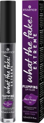 Obrázek produktu pro Essence 946646, Bobule, Pepper Me Up!, Zvětšující objem, Tekutina, Světlo, Kyselina hyaluronová