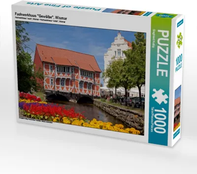 Produktbild von Calvendo Fachwerkhaus "Gewölbe", Wismar 1000 Teile Puzzle quer 640x480mm, Kuttig Siegfried; 7395002