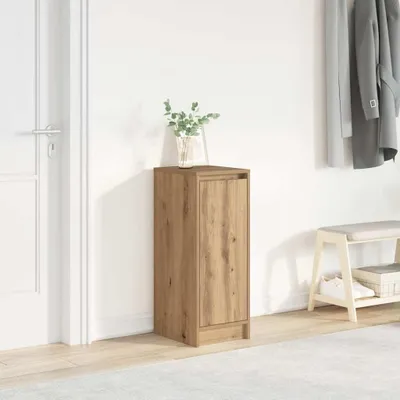 Produktbild von Schuhschrank aus Holzwerkstoff in Artisan-Eiche, 29,5 x 34 x 76 cm