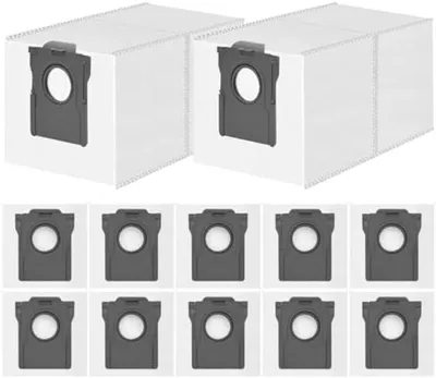 Produktbild von PromoHome® 12 Stück Staubsaugerbeutel – Hohe Kapazität, für Dreame L20/X40/X50 Ultra Complete, L10s/L10/L40s/L10s Pro/L40/L50 Ultra, Mova