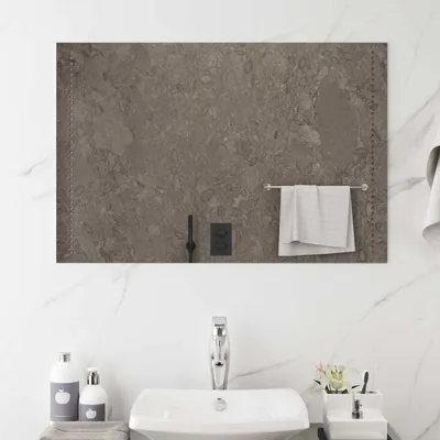 Obrázek produktu pro LED zrcadlo do koupelny, průhledné, 90 x 60 cm, tvrzené sklo