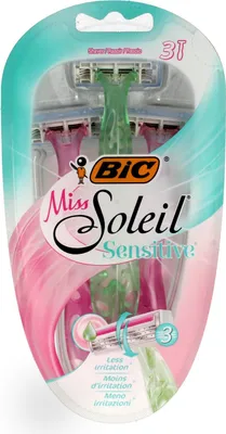 Produktbild von Bic Miss Soleil 3 Sensitive Rasierer, 1 Packung - 3 Stück