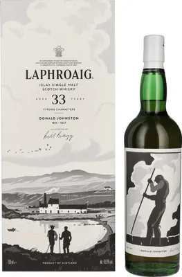 Produktbild von Laphroaig 33 Years Strong Caracters Chapter One + Box 700ml 43,8% Vol.