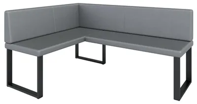 Produktbild von Eckbank Akiko NINA Metal [] -128x168 LINKS-SOFT 29- Kunstleder|Eckbankgruppe für Ihrem Esszimmer|Küche|modern|Sitzecke|Essecke