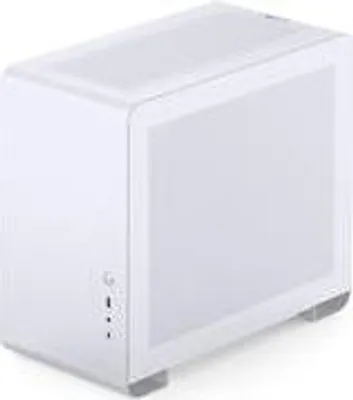 Produktbild von Jonsbo U4 MINI WHITE, Mini Tower, PC, Weiß, ITX, Mini-ATX, Stahl, Gehärtetes Glas, Gaming