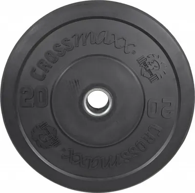 Produktbild von Lifemaxx Crossmaxx Bumper Plate 20 kg Schwarz