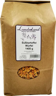 Produktbild von Lunderland Süßkartoffel Würfel 1400g Beutel
