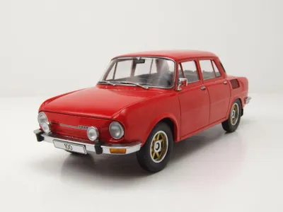 Obrázok produktu pre MCG MCG18834 - Modely aut - 1:18, Škoda 100, červená, rok výroby 1969 -