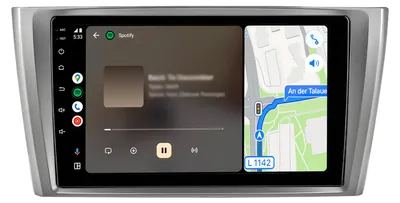 Zdjęcie produktu dla Radio Android odpowiednie dla Avensis 2008-2015 CarPlay Android Auto Navi Bluetooth DAB+ Kamera cofania 9 cali 64 GB