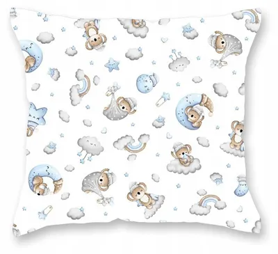 Produktbild von Strefa Spania Kinder Kissenbezug Baumwolle 40x40 Koala Wolken