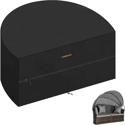 Produktbild von Abdeckplane Sonneninsel Halbrund Wasserdicht 420D Oxford 205x110x80cm