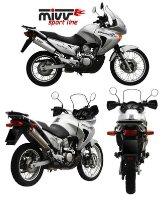 Zdjęcie produktu dla MIVV Owalny tłumik wsuwany ze stali nierdzewnej do HONDA xlv 650 transalp