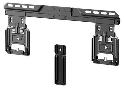 Productafbeelding van Goobay 80353 Basic Ultraslanke TV-wandhouder, vast (L), zwart - geschikt voor televisies van 32 tot 75 inch (81–191 cm), maximaal draaggewicht: 75 kg