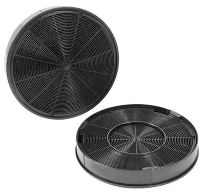 Image de 2 filtres à charbon actif EFF62 pour hotte aspirante (196 x 37 mm)