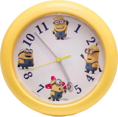Produktbild von Minions - Wanduhr CD1884 (Einheitsgröße) (Gelb/Weiß)