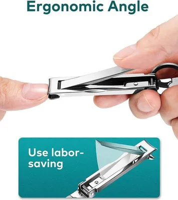 Imagen del producto de Tijeras de uñas plegables, acero inoxidable, para viajes