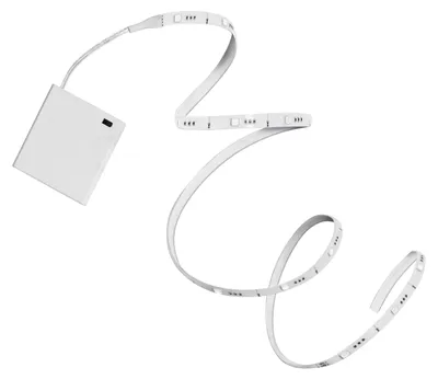 Immagine prodotto di Strisce flessibili colorate a batteria OSRAM da utilizzare in vari ambienti, con telecomando, 5 m, rosso-verde-blu, dimmerabili, IP20, bianco, plastica, lampadine non sostituibili