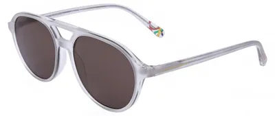 Zdjęcie produktu dla Okulary przeciwsłoneczne męskie Benetton BEO1061, matowe, przezroczyste, 53/16/145