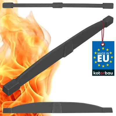 Produktbild von KOTARBAU Kaminrost 480 mm Einzelrost Aschenrost Tafelrost Rost Ersatzteile Zubehör Gusseisenrost Ofenrost Eckig Eckrost Gusseisen