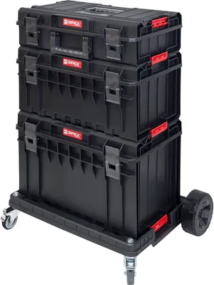 Produktbild von Qbrick System Werkzeugkoffer-Set System One Basic - 3 Koffer - 1 Transportwagen