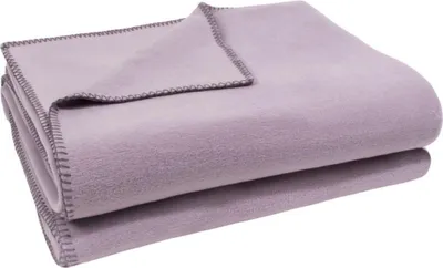 Produktbild von Zoeppritz Plaid Soft-Fleece Farbe pale lavender Größe 110x160
