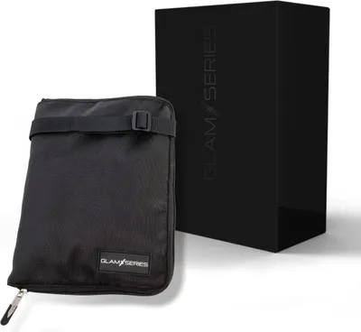 Immagine prodotto di GlamSeries GlamHolder cintura per pennelli 270 x 190 mm con diversi scomparti per pennelli da trucco, borsa per pennelli pieghevole con cintura