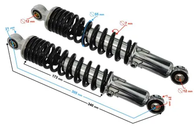 Produktbild von Hintere Stoßdämpfer für Fighter 2