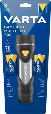 Obrázek produktu pro Svítilna LED Varta Denní světlo 70 lm černá šedá