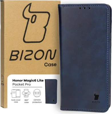 Produktbild von Bizon Case Pocket Pro Honor Magic6 Lite marineblau