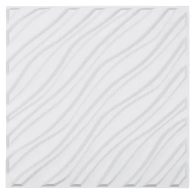Produktbild von VEVOR 3D-Wandpaneele, 12er-Set, 50x50 cm PVC-Moderne minimalistische Wandverklei
