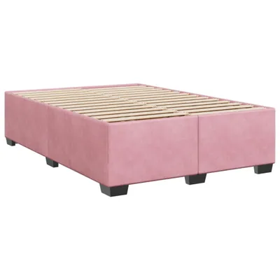 Produktbild von Bettgestell Rosa 160x200 cm Samt