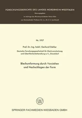 Produktbild von Blechumformung durch Vorziehen und Nachschlagen der Form