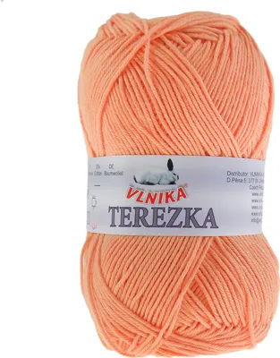 Strickgarn TEREZKA 100% Baumwolle, koralle