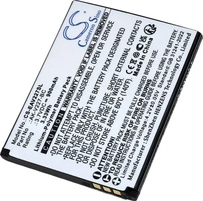 Produktbild von Akku passend für Seniorenhandy Emporia SIMPLICITY V227 Typ AK-V227-BC