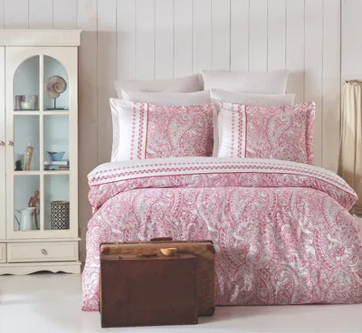Produktbild von L'Essentiel Linge de Maison, Adal- PRL6241, Rosa,Weiß, Bettdecken, 100% Baumwolle ranforce