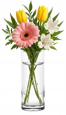 Produktbild von Altom Design Glasvase Zylinder klar, 25 cm Höhe