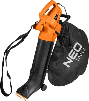 Produktbild von NEO TOOLS Elektro-Laubsauger 3500 W (Saug-/Blasfunktion, Häckselrate 10:1, Blasgeschwindigkeit 270 km/h, Fangsack 45 L