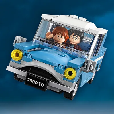Produktbild von LEGO 75968 Harry Potter Ligusterweg 4, Spielzeug-Haus mit Ford Anglia-Spielzeugauto sowie 6 Minifiguren von Dobby, Harry, Ron Weasly und Familie Dursley, plus Hedwig-Figur