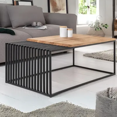 Produktbild von Design Couchtisch STRIVE 100cm Eiche geölt